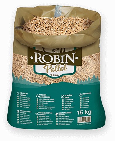 worek pelletu opałowego Robin do kupienia w Raszkowie lub sklepie internetowym